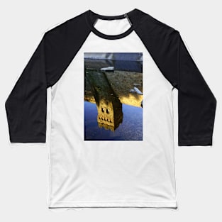 Derwent Dam Reflections Baseball T-Shirt